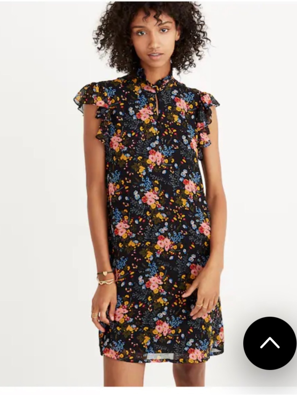 Madewell x No 6 Silk Beacon Dress in Garden Bouquet, 4